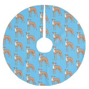 Jupon De Sapin En Polyester Brossé Greyhound dog