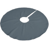 Jupon De Sapin En Polyester Brossé Gris Charbon (Angle)