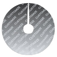 Gris (couleur changeable) Ombre & Motif de texte