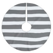 Jupon De Sapin En Polyester Brossé Gris de charbon de bois (Devant)