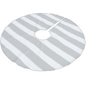Jupon De Sapin En Polyester Brossé Gris - Gris - Bandes pointes (Angle)