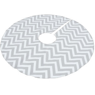 Jupon De Sapin En Polyester Brossé Gris Tailles Chevron