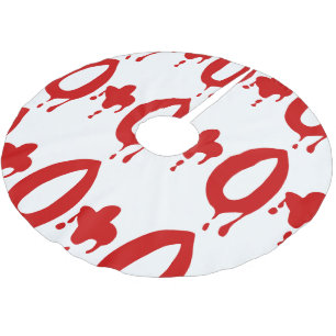 Jupon De Sapin En Polyester Brossé Groupe sanguin O+ positif #Hôpital de l'horreur