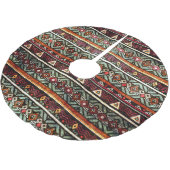 Jupon De Sapin En Polyester Brossé Groupe tribal : Ethno Retro Motif (Angle)