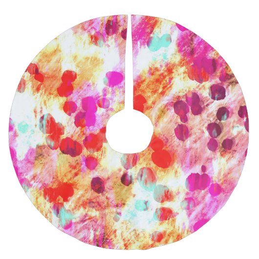 Jupon De Sapin En Polyester Brossé Grunge couleur point texture arrière - plan (Devant)