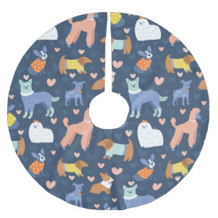 Jupon De Sapin En Polyester Brossé Halloween Spiders Web : Motif sans couture