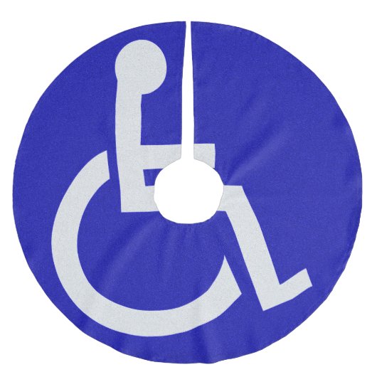 Jupon De Sapin En Polyester Brossé Handicapés handicapés (Devant)