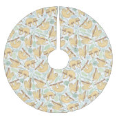 Jupon De Sapin En Polyester Brossé Hanging Sloths (Devant)