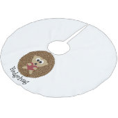 Jupon De Sapin En Polyester Brossé Hedgehug Hedgehog (Angle)