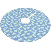 Jupon De Sapin En Polyester Brossé Hiver de l'ours polaire (Angle)