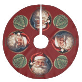Jupon De Sapin En Polyester Brossé Ho Ho Happy (Devant)