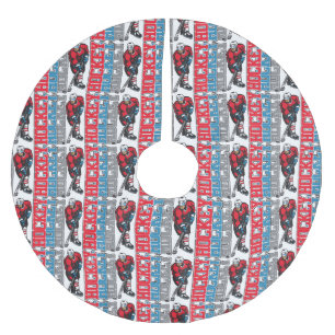 Jupon De Sapin En Polyester Brossé Hockey, hockey, hockey