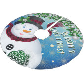 Jupon De Sapin En Polyester Brossé Holiday (Angle)