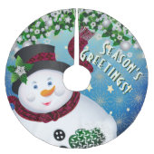 Jupon De Sapin En Polyester Brossé Holiday (Devant)