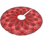 Jupon De Sapin En Polyester Brossé Holiday Red (Angle)