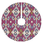 Jupon De Sapin En Polyester Brossé Ikat Chevron : Élégance ethnique (Devant)