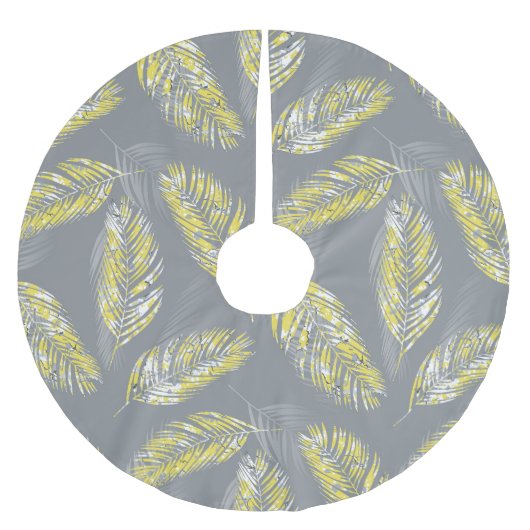 Jupon De Sapin En Polyester Brossé Illuminer les Toucans : Marbling Tropical (Devant)