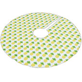 Jupon De Sapin En Polyester Brossé Illustration d'ananas mignon (Angle)