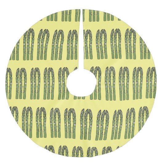 Jupon De Sapin En Polyester Brossé Illustration d'Asparagus (Devant)