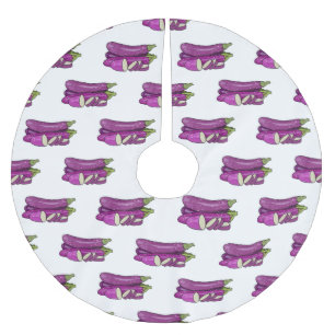 Jupon De Sapin En Polyester Brossé Illustration d'aubergine