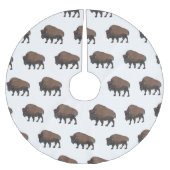 Jupon De Sapin En Polyester Brossé Illustration de bison (Devant)