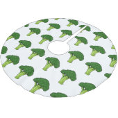 Jupon De Sapin En Polyester Brossé Illustration de Broccoli (Angle)