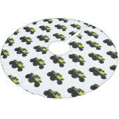 Jupon De Sapin En Polyester Brossé Illustration de camion monstre (Angle)