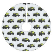 Jupon De Sapin En Polyester Brossé Illustration de camion monstre (Devant)