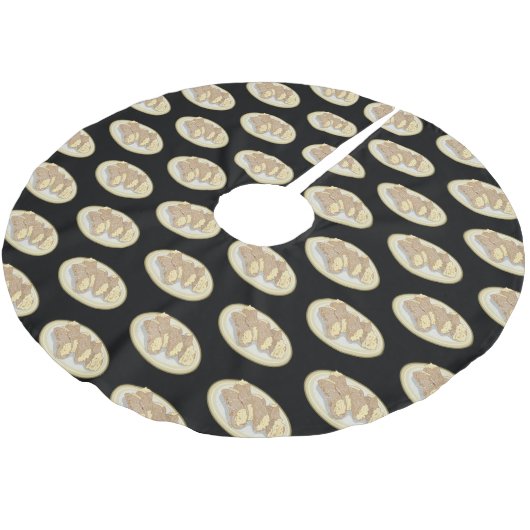 Jupon De Sapin En Polyester Brossé Illustration de Cannoli (Angle)