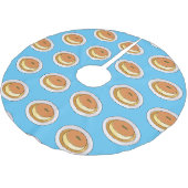 Jupon De Sapin En Polyester Brossé Illustration de caramel de crème (Angle)