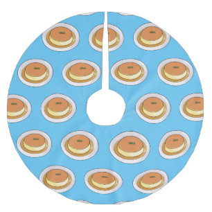 Jupon De Sapin En Polyester Brossé Illustration de caramel de crème
