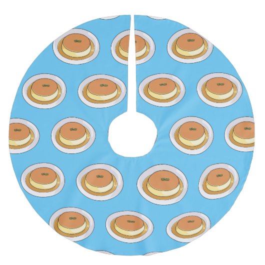 Jupon De Sapin En Polyester Brossé Illustration de caramel de crème (Devant)