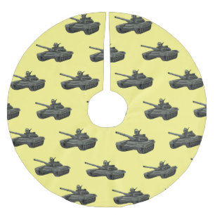 Jupon De Sapin En Polyester Brossé Illustration de caricature de réservoir