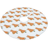 Jupon De Sapin En Polyester Brossé Illustration de carotte (Angle)