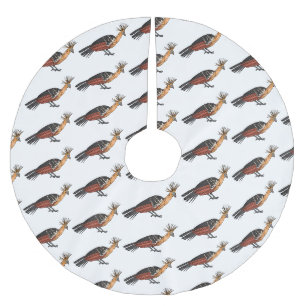 Jupon De Sapin En Polyester Brossé illustration de cartoon d'oiseau hoatzin