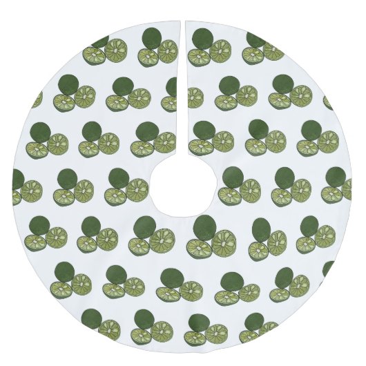 Jupon De Sapin En Polyester Brossé Illustration de chaux Kaffir (Devant)