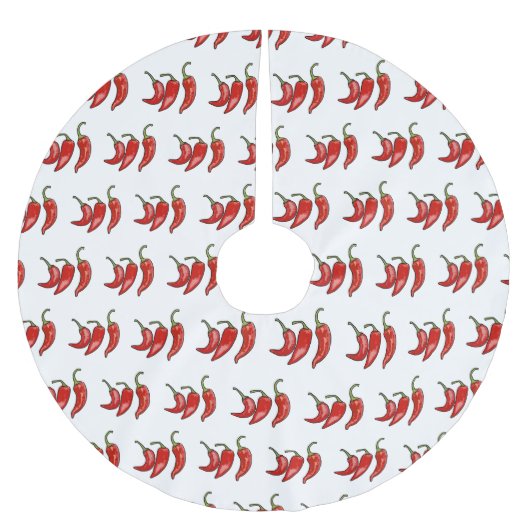 Jupon De Sapin En Polyester Brossé Illustration de chili (Devant)