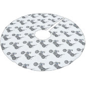Jupon De Sapin En Polyester Brossé Illustration de Chopper Motorcycle 1950 (Angle)