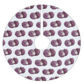 Jupon De Sapin En Polyester Brossé Illustration de chou rouge (Devant)