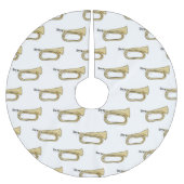 Jupon De Sapin En Polyester Brossé Illustration de dessin animé Bugle (Devant)