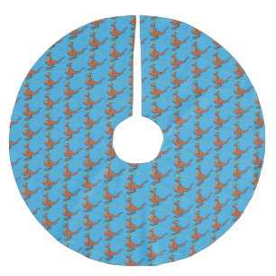 Jupon De Sapin En Polyester Brossé Illustration de dessin animé Cute kangaroo et koal