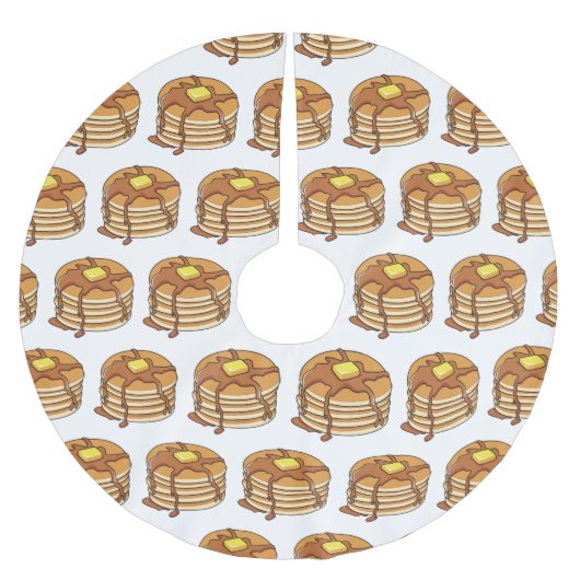 Jupon De Sapin En Polyester Brossé Illustration de dessin animé de Pancake (Devant)