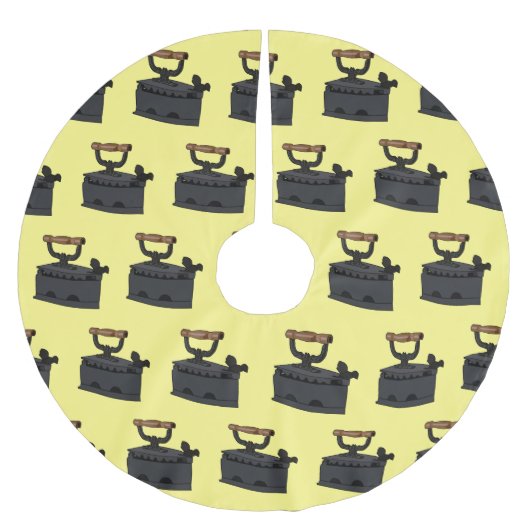 Jupon De Sapin En Polyester Brossé Illustration de dessin en fer de Charbon (Devant)