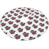 Jupon De Sapin En Polyester Brossé Illustration de dessin sur la betterave (Angle)