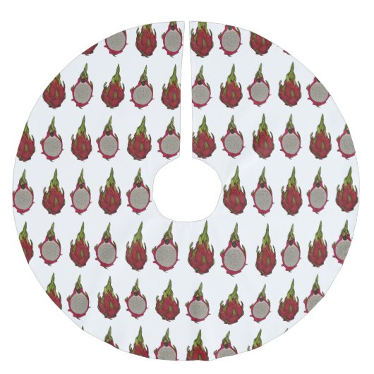Jupon De Sapin En Polyester Brossé Illustration de dragon fruit (Devant)