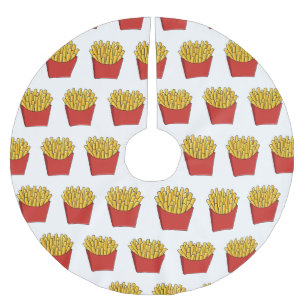 Jupon De Sapin En Polyester Brossé Illustration de frites