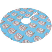 Jupon De Sapin En Polyester Brossé Illustration de gâteau d'anniversaire (Angle)