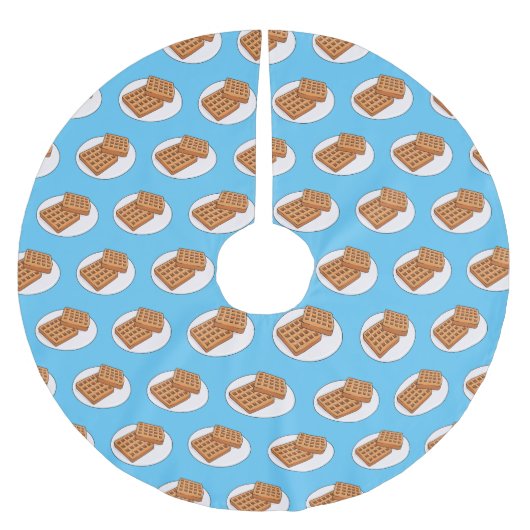 Jupon De Sapin En Polyester Brossé Illustration de gaufre (Devant)