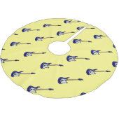 Jupon De Sapin En Polyester Brossé Illustration de guitare électrique (Angle)