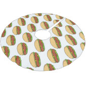 Jupon De Sapin En Polyester Brossé Illustration de Hot dog (Angle)